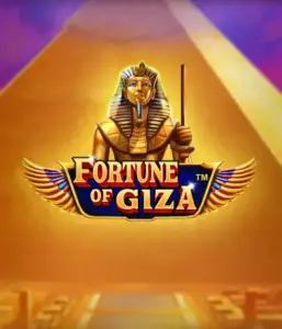 Explore the ancient world of the Fortune of Giza game by Pragmatic Play, featuring a stunning depiction of a Pharaoh amid the iconic pyramid backdrop. This graphic captures the glory of Egyptian culture, ideal for history buffs, offering a thrilling escape.